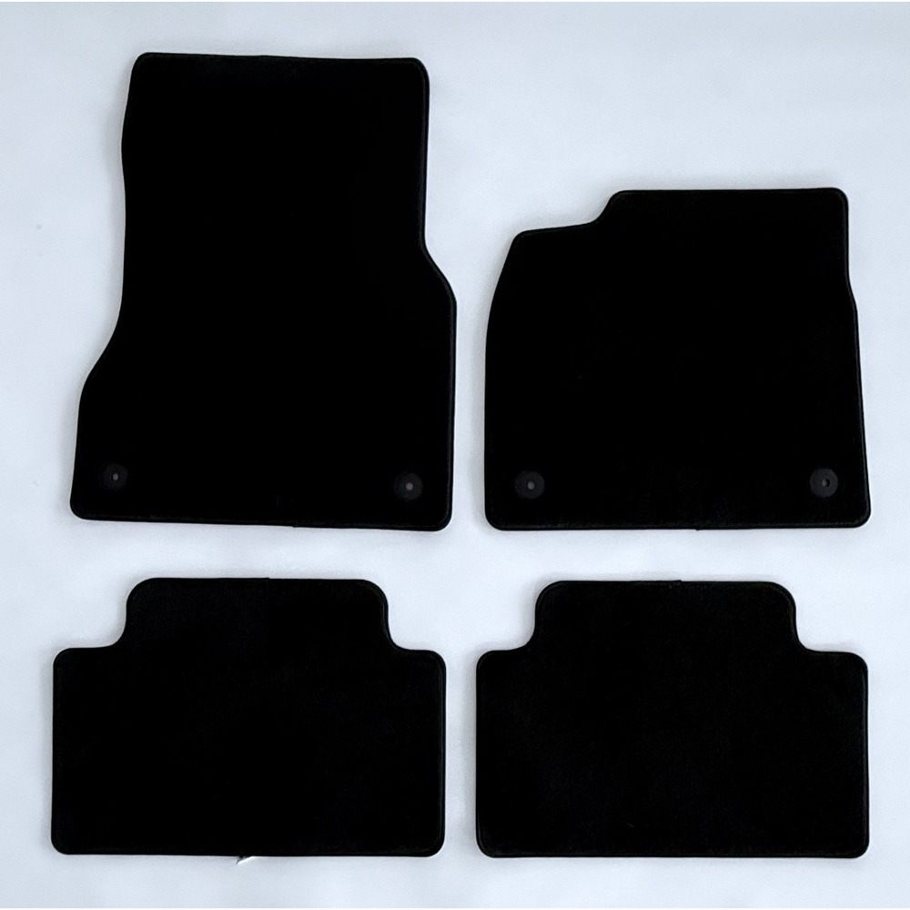 Audi Q6 E-Tron 2025-2026 OEM Set of 4 Soul Black Carpet Floor Mats New NWOP